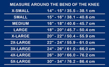 Load image into Gallery viewer, KNEE WRAP NEOP HINGED BL #0311BL