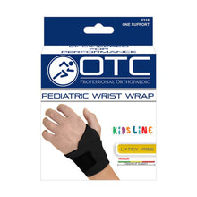 Load image into Gallery viewer, BLACK WRIST WRAP KIDS UNIV #0318RB