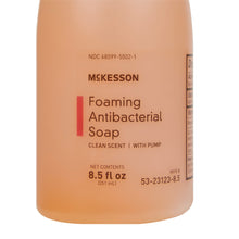 Load image into Gallery viewer, Antibacterial Soap McKesson Foaming 8.5 oz. Pump Bottle Clean Scent