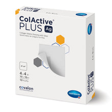 Load image into Gallery viewer, Hartmann Silver Collagen Dressing ColActive® Plus Ag 4 X 4 Inch Square Sterile #10340000