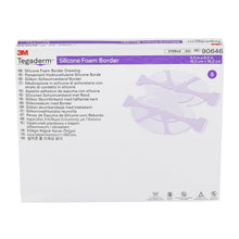 Load image into Gallery viewer, Solventum Corporation Foam Dressing 3M™ Tegaderm™ 6-1/2 X 6-1/2 Inch With Border Film Backing Silicone Adhesive Heel / Contour Sterile #90646