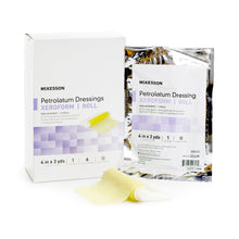 Load image into Gallery viewer, Xeroform Petrolatum Impregnated Dressing McKesson Roll 4 Inch X 3 Yard Sterile #2243R