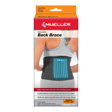 Load image into Gallery viewer, Back Brace Mueller® One Size Fits Most Hook and Loop Strap Closure 28 to 50 Inch Waist Circumference Adult #6711