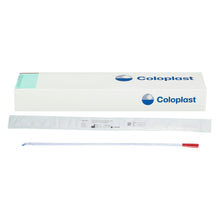 Load image into Gallery viewer, Coloplast Urethral Catheter Self-Cath® Coude Olive Tip Uncoated PVC 18 Fr. 16 Inch #818