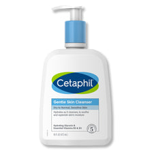 Load image into Gallery viewer, Facial Cleanser Cetaphil® Gentle Skin Cleanser Lotion 16 oz. Pump Bottle Unscented