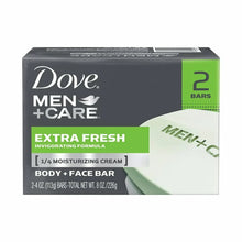 Load image into Gallery viewer, Soap Dove® Men+Care Bar 3.75 oz. Individually Wrapped Extra Fresh Scent