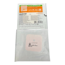 Load image into Gallery viewer, Smith & Nephew Foam Dressing Allevyn Tracheostomy 3-1/2 X 3-1/2 Inch Without Border Film Backing Nonadhesive Fenestrated Square Sterile #66007640