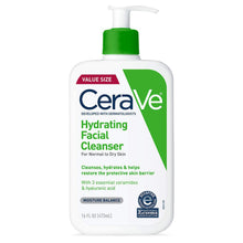 Load image into Gallery viewer, Facial Cleanser CeraVe® Foaming Foaming 16 oz. Pump Bottle Unscented