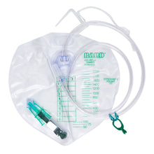 Load image into Gallery viewer, Bard Urinary Drain Bag Bard® Anti-Reflux Valve Sterile 2,000 mL Vinyl #154002
