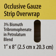 Load image into Gallery viewer, Xeroform Petrolatum Impregnated Dressing Xeroform™ Occlusive Strip 1 X 8 Inch Sterile #8884431302