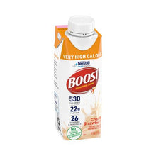Load image into Gallery viewer, Oral Supplement Boost® Very High Calorie Strawberry Flavor Liquid 8 oz. Reclosable Carton