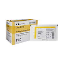 Load image into Gallery viewer, Cardinal Xeroform Petrolatum Impregnated Dressing Xeroform™ Occlusive Strip 5 X 9 Inch Sterile #8884431605