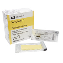 Load image into Gallery viewer, Xeroform Petrolatum Impregnated Dressing Xeroform™ Occlusive Strip 5 X 9 Inch Sterile #8884433605