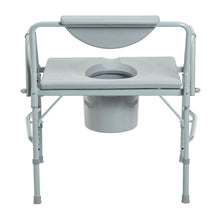Load image into Gallery viewer, Drive Medical Deluxe Bariatric Drop-Arm Commode #11135-1