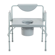 Load image into Gallery viewer, Drive Medical Deluxe Bariatric Drop-Arm Commode #11135-1
