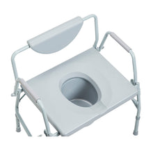 Load image into Gallery viewer, Drive Medical Deluxe Bariatric Drop-Arm Commode #11135-1