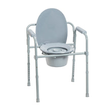 Load image into Gallery viewer, Drive Medical Folding Steel Commode #RTL11158KDR