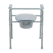 Load image into Gallery viewer, Drive Medical Folding Steel Commode #RTL11158KDR