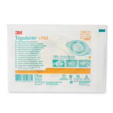 Load image into Gallery viewer, Transparent Film Dressing with Pad 3M™ Tegaderm™ 3-1/2 X 4 Inch Frame Style Delivery Rectangle Sterile #3587