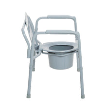Load image into Gallery viewer, Drive Medical Bariatric Folding Commode, 650 lbs. Weight Capacity #11117N-1