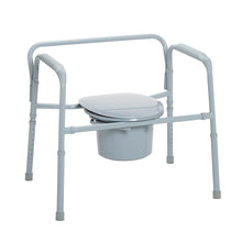 Load image into Gallery viewer, Drive Medical Bariatric Folding Commode, 650 lbs. Weight Capacity #11117N-1
