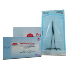 Load image into Gallery viewer, Sterilization Pouch ProView® plus Gas / Steam / Chemical Vapor 3-1/2 X 5-1/4 Inch Transparent / Blue Self Seal Paper / Film #PM3554-1