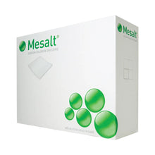 Load image into Gallery viewer, Molnlycke Sodium Chloride Impregnated Dressing Mesalt® Square 6 X 6 Inch / 3 X 3 Inch Folded Sterile #285780