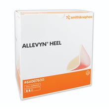 Load image into Gallery viewer, Smith & Nephew Foam Dressing Allevyn Heel 4-1/2 X 5-1/2 Inch Without Border Film Backing Nonadhesive Heel Sterile #66007630