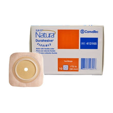 Load image into Gallery viewer, ConvaTec Ostomy Barrier Sur-Fit Natura® Durahesive® Trim to Fit 413165, Extended Wear Adhesive Tape Borders 38 mm Flange Sur-Fit® Natura® System 4 X 4 Inch