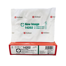 Load image into Gallery viewer, Hollister Ostomy Barrier New Image™ Flextend™ Trim to Fit 14202, Standard Wear Adhesive Tape 44 mm Flange Green Code System Hydrocolloid Up to 1-1/4 Inch Opening