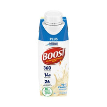 Load image into Gallery viewer, Oral Supplement Boost Plus® Very Vanilla Flavor Liquid 8 oz. Carton