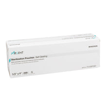 Load image into Gallery viewer, Sterilization Pouch McKesson Argent™ Sure-Check® Ethylene Oxide (EO) Gas / Steam 3-1/2 X 9 Inch Transparent / Blue Self Seal Paper / Film #73-SSP381
