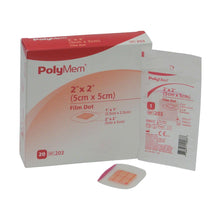 Load image into Gallery viewer, Ferris Manufacturing Foam Dressing PolyMem® 2 X 2 Inch With Border Film Backing Adhesive Square Sterile #203