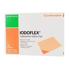 Load image into Gallery viewer, Smith & Nephew Iodophor Impregnated Dressing Iodoflex™ Pad Rectangle 1-1/2 X 2- 3/8 Inch Sterile #6602133005