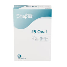 Load image into Gallery viewer, Ferris Manufacturing Foam Dressing PolyMem® Shapes® 3-1/2 X 5 Inch With Border Film Backing Adhesive Oval Sterile #8053