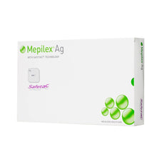 Load image into Gallery viewer, Molnlycke Silver Foam Dressing Mepilex® Ag 8 X 8 Inch Square Sterile #287400