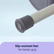 Load image into Gallery viewer, Medline Knockdown Steel Bedside Commode with Microban, Gray #MDS89664KDMBG