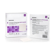Load image into Gallery viewer, Silver Collagen Dressing 2 X 2 Inch Square Sterile
