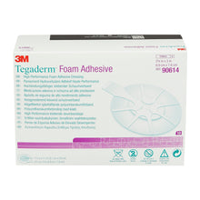Load image into Gallery viewer, Solventum Corporation Foam Dressing 3M™ Tegaderm™ High Performance 2-3/4 X 2-3/4 Inch With Border Film Backing Acrylic Adhesive Oval Sterile #90614