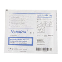 Load image into Gallery viewer, BSN Medical Antibacterial Foam Dressing Hydrofera BLUE® Classic 6 X 6 Inch Without Border Without Film Backing Nonadhesive Square Sterile #HB6614