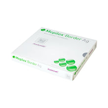Load image into Gallery viewer, Molnlycke Silver Foam Dressing Mepilex® Border Ag 4 X 8 Inch Rectangle Sterile #395890