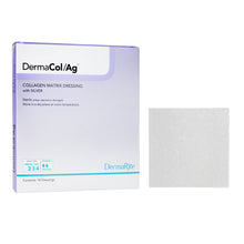 Load image into Gallery viewer, DermaRite Industries Silver Collagen Dressing DermaCol/Ag™ 2 X 2 Inch Square Sterile #00502E