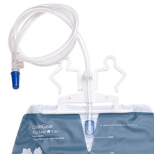 Load image into Gallery viewer, SteriGear Urinary Drain Bag The Fig Leaf™ Lite Anti-Reflux Valve Sterile 2,000 mL Vinyl #10273