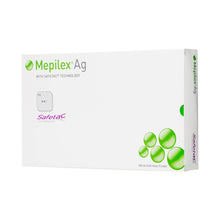 Load image into Gallery viewer, Molnlycke Silver Foam Dressing Mepilex® Ag 4 X 5 Inch Rectangle Sterile #287090