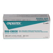 Load image into Gallery viewer, Sterilization Pouch Duo-Check® Ethylene Oxide (EO) Gas / Steam 2-1/4 X 4-1/2 Inch Transparent / Blue Self Seal Paper / Film #SCXX