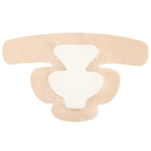 Load image into Gallery viewer, DermaRite Industries Foam Dressing ComfortFoam™ Border 5 X 8 Inch With Border Waterproof Backing Silicone Adhesive Elbow / Heel Sterile #43580