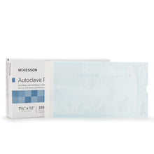 Load image into Gallery viewer, Sterilization Pouch McKesson Ethylene Oxide (EO) Gas / Steam 7-1/2 X 13 Inch Transparent Blue / White Self Seal Paper / Film #16-6425