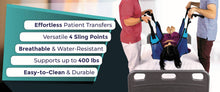 Load image into Gallery viewer, Patient Lift Sling #LVA2000BLU