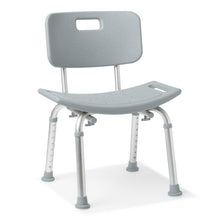 Load image into Gallery viewer, Medline Aluminum Shower Chair with Back, 400 lb Capacity, #G2-101KRX1