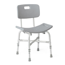Load image into Gallery viewer, Medline Bariatric Shower Chair with Backrest and Reinforced Frame, 550 lb. Weight Capacity, #G2-102BX1